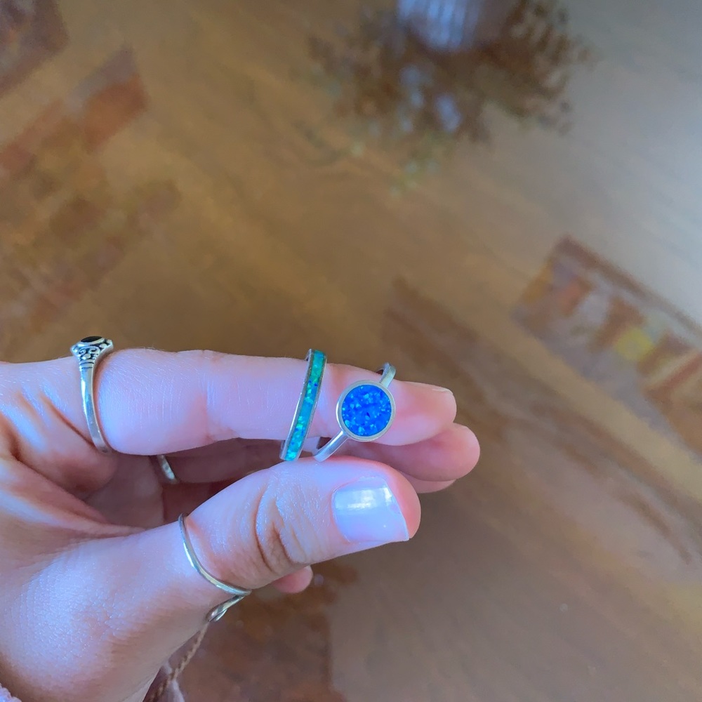 Opal rings